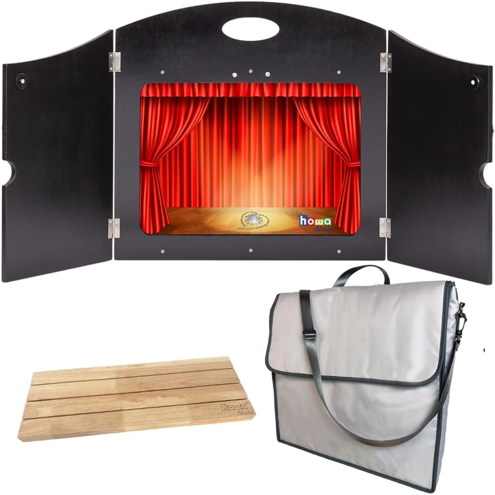 Kamishibai Erzähltheater mit Erzählschiene und Tasche