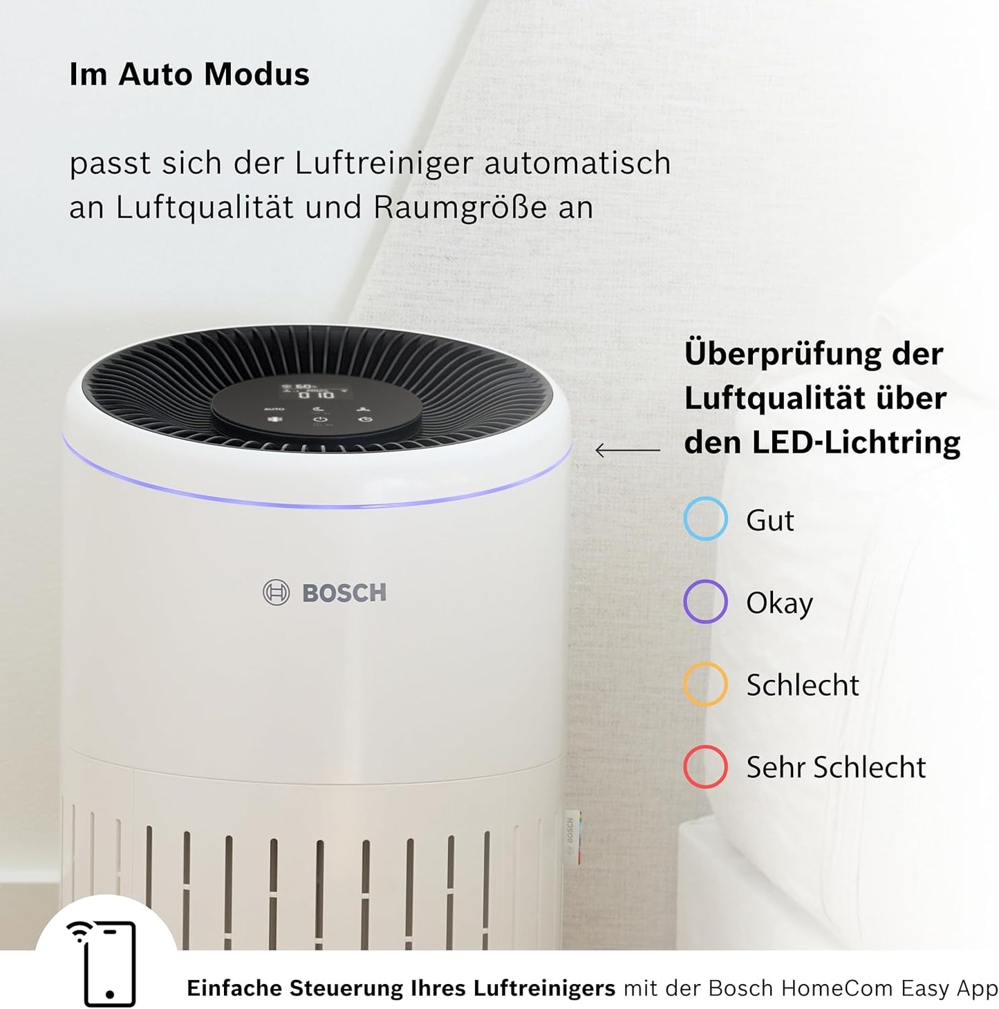 App-gesteuerter Luftreiniger Air 4000i, Air 4000i