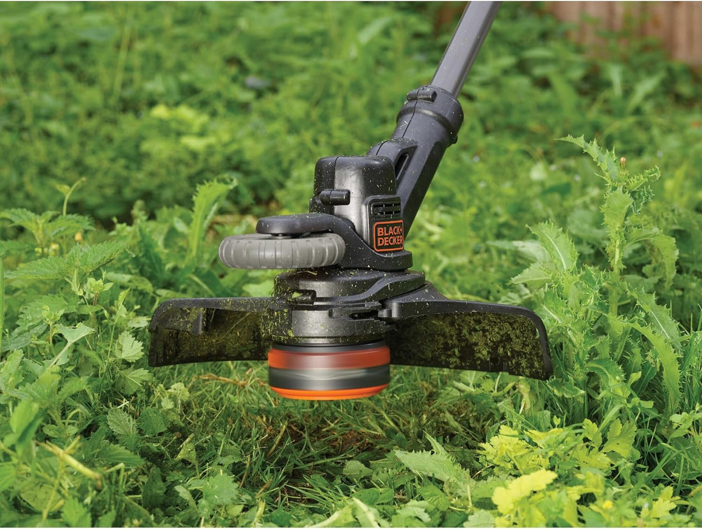 Akku-Rasentrimmer mit Fadenverlängerung, Trimmer