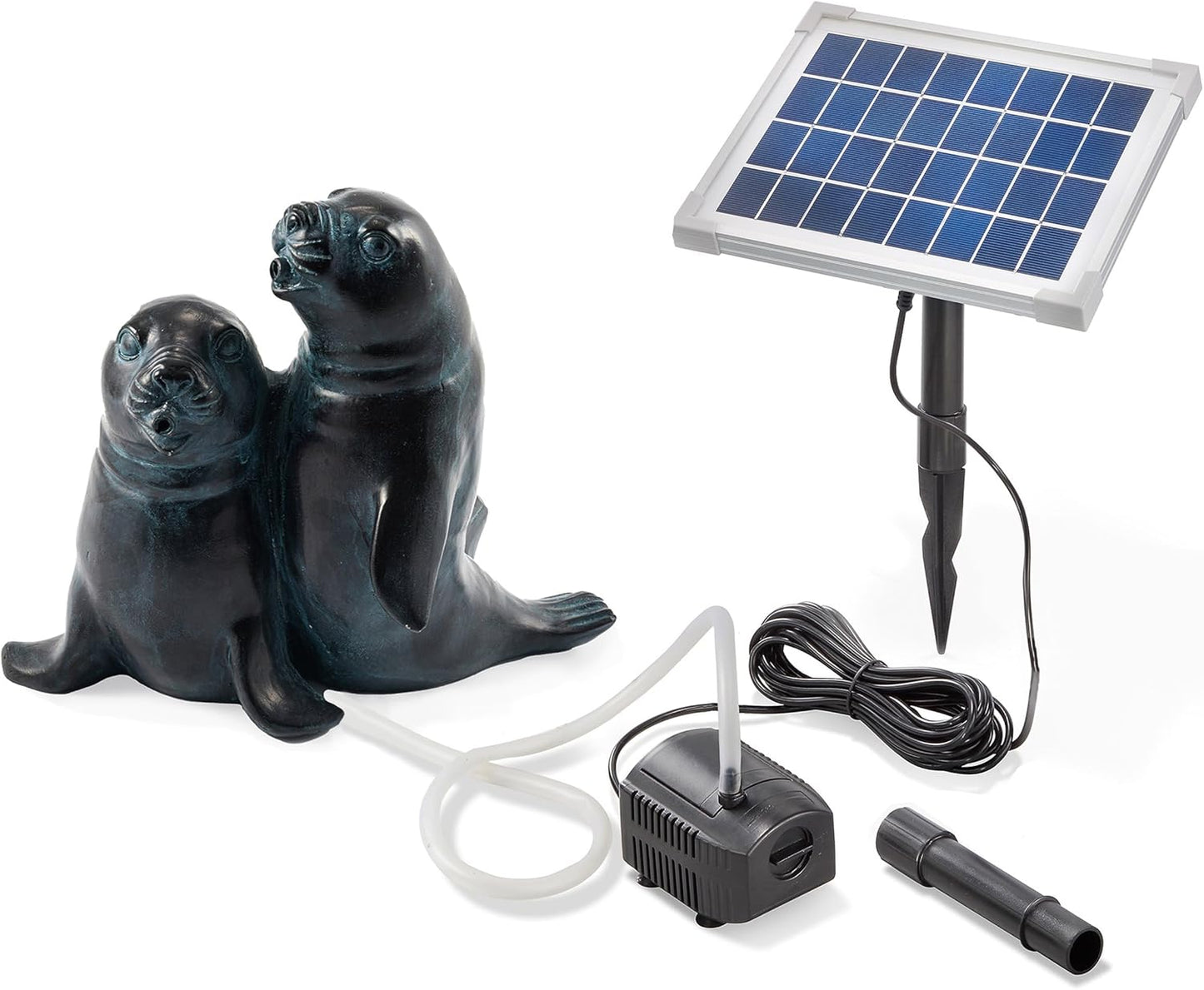 Solar-Wasserspiel Set Seehund Paar, Modellnummer 101656