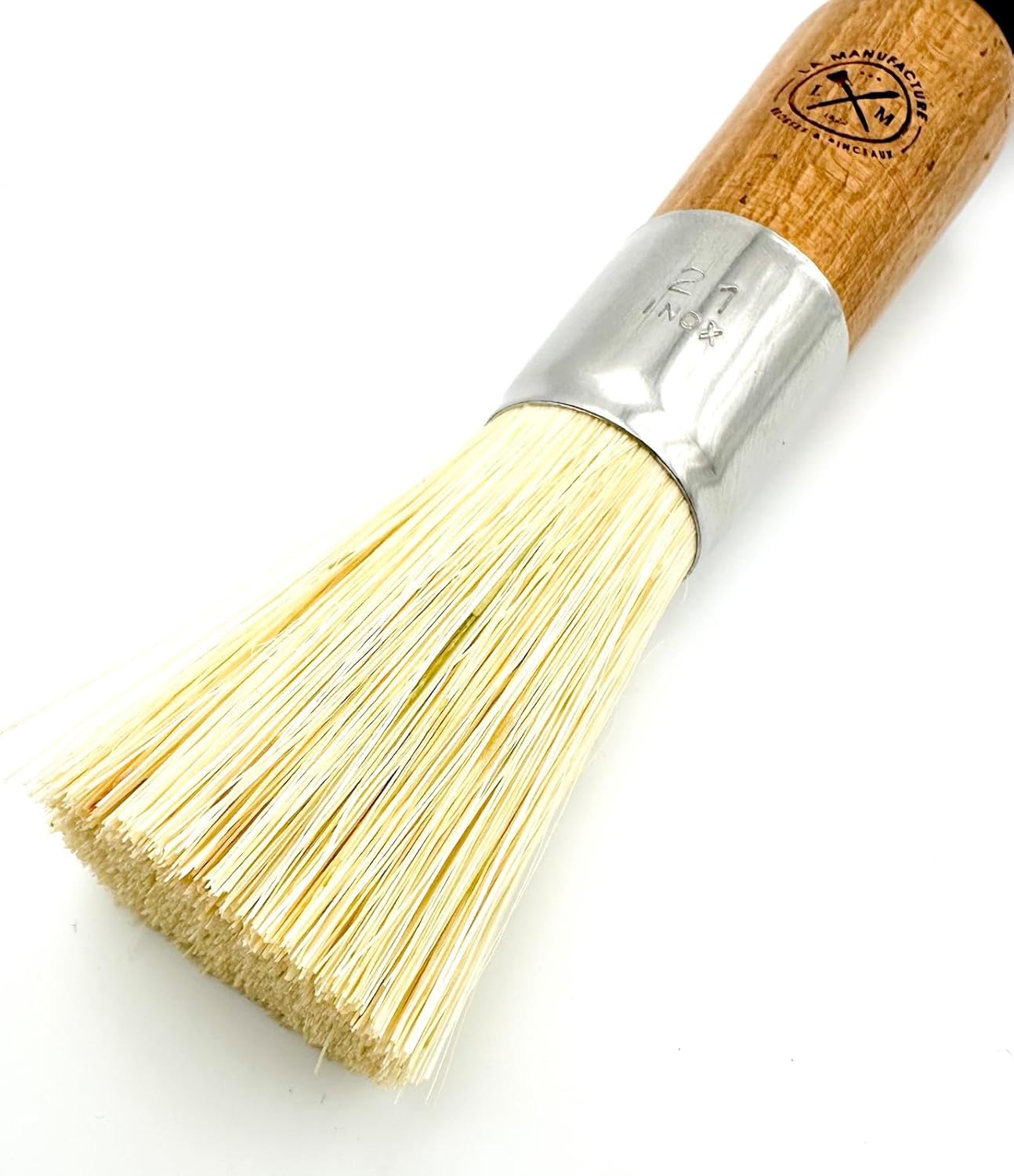 Doppelseitige Naturfaser-Bürste für Pilze & Gemüse