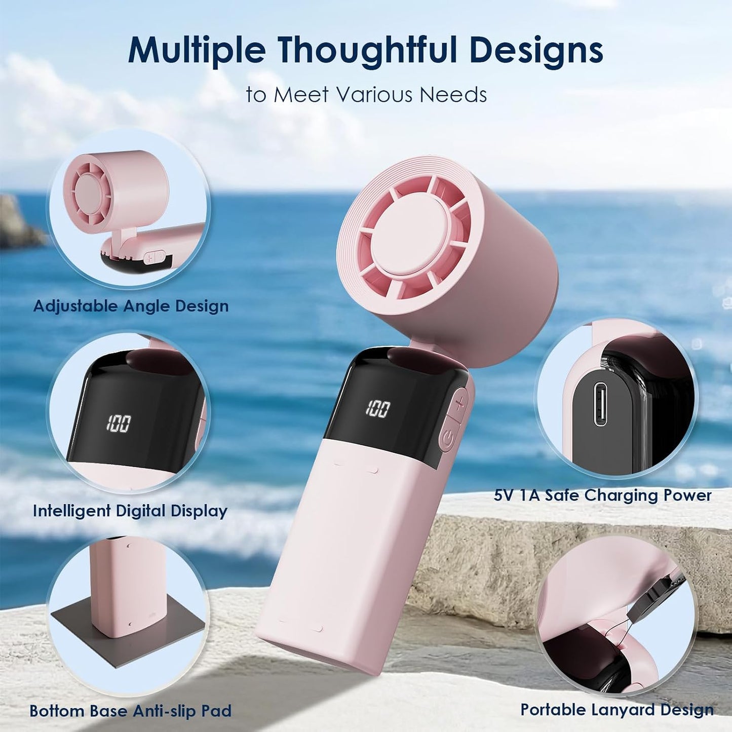 Tragbarer Mini-Ventilator, Medium