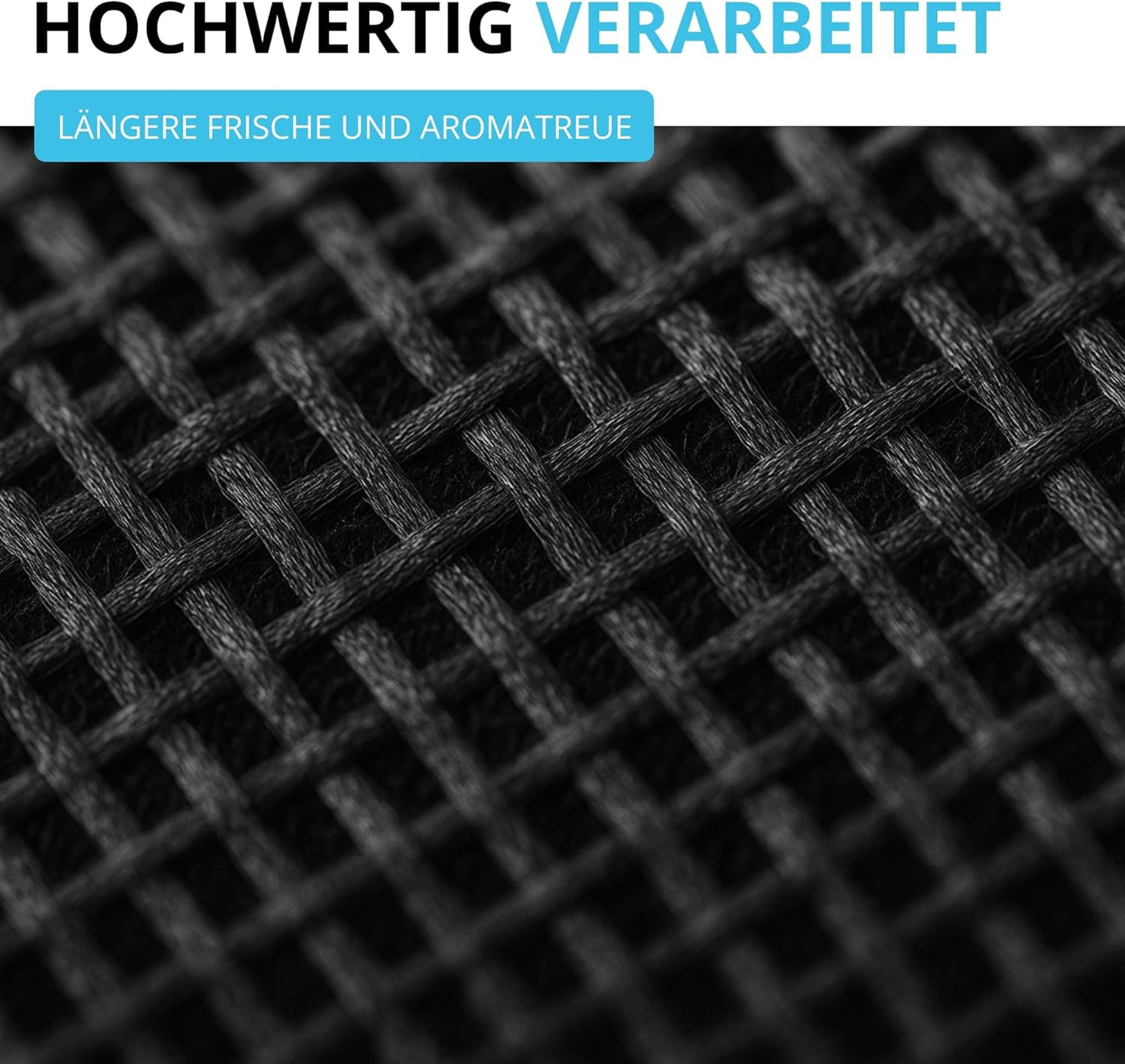 Aktivkohle Luftfilter-Set für Miele Kühlschrank