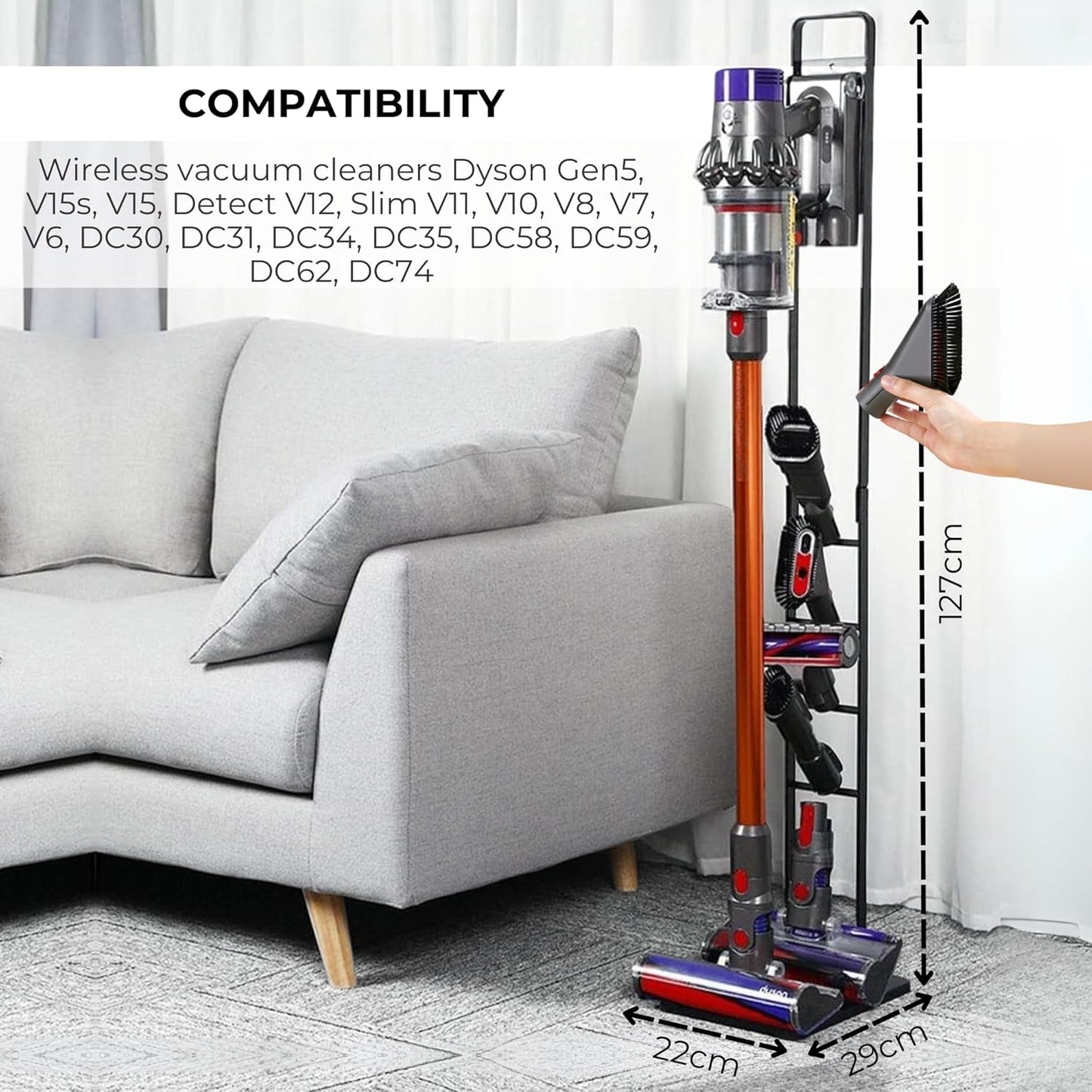 Staubsaugerhalter für Dyson Modelle, S3196
