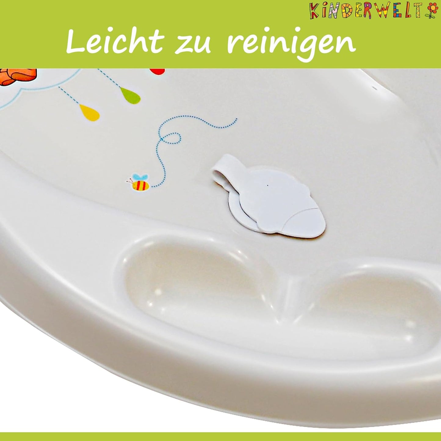 Babybadewanne mit Winnie Pooh Motiv, Weiss