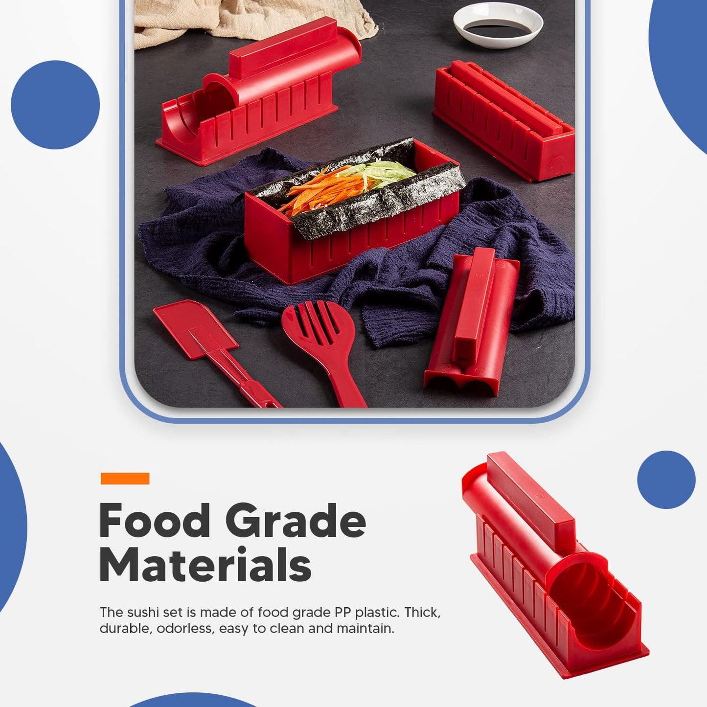 Sushi Making Kit, Rot