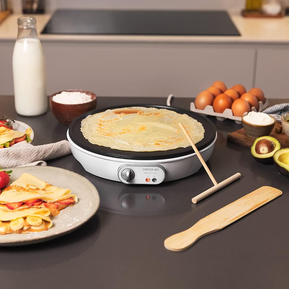 Crêpes-Maker, nicht umkehrbare schwarze Platte