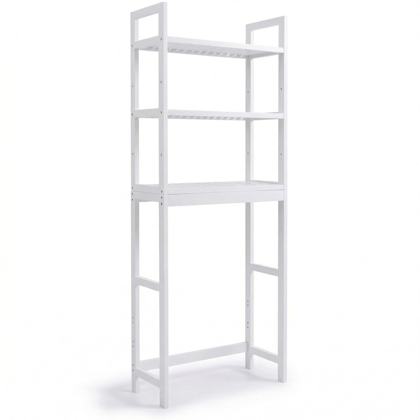 Waschmaschinenregal über Waschmaschine (170 cm), Weiss