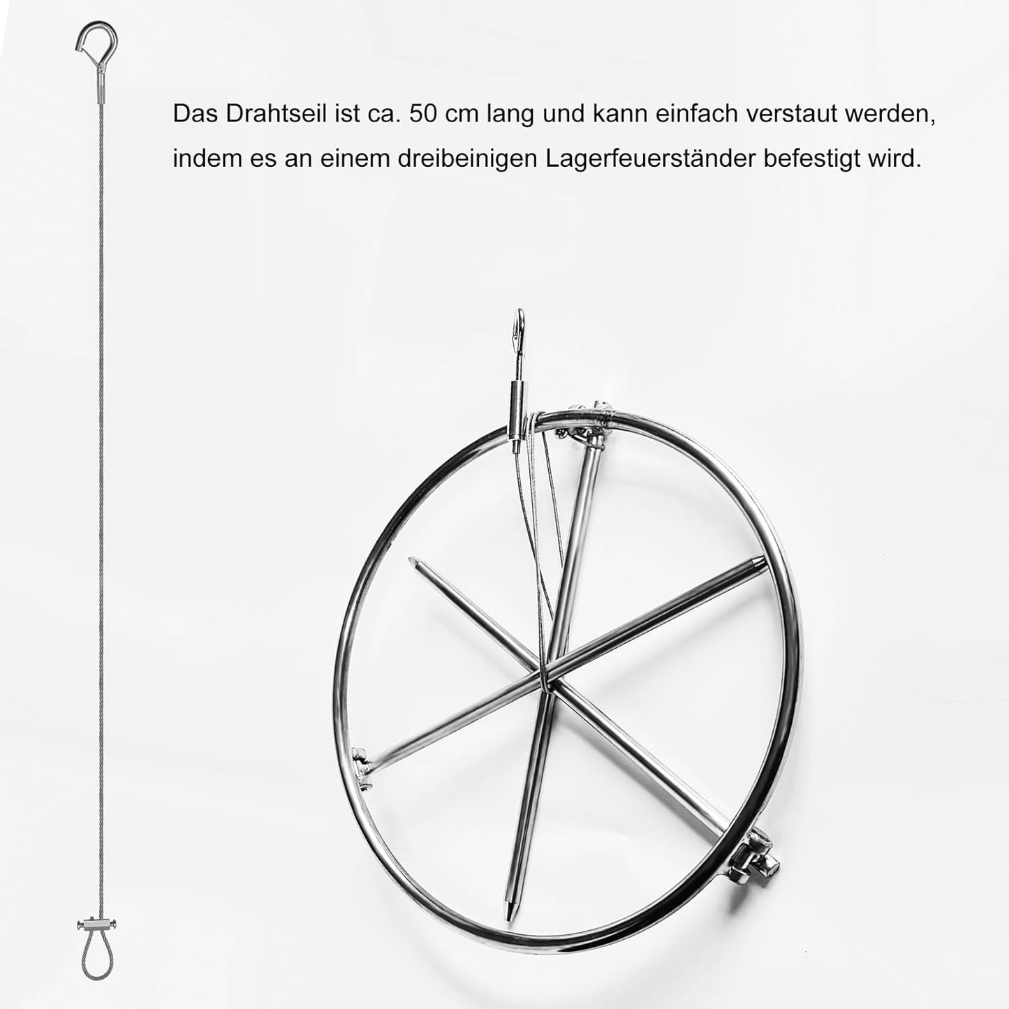Dreibein für Lagerfeuer, O-Typ