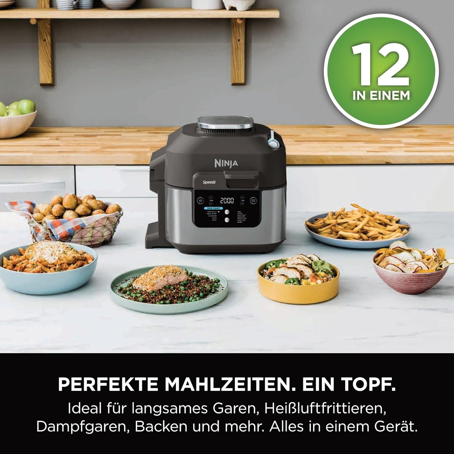 Speedi 12-in-1 Multikocher & Heissluftfritteuse ON500EU