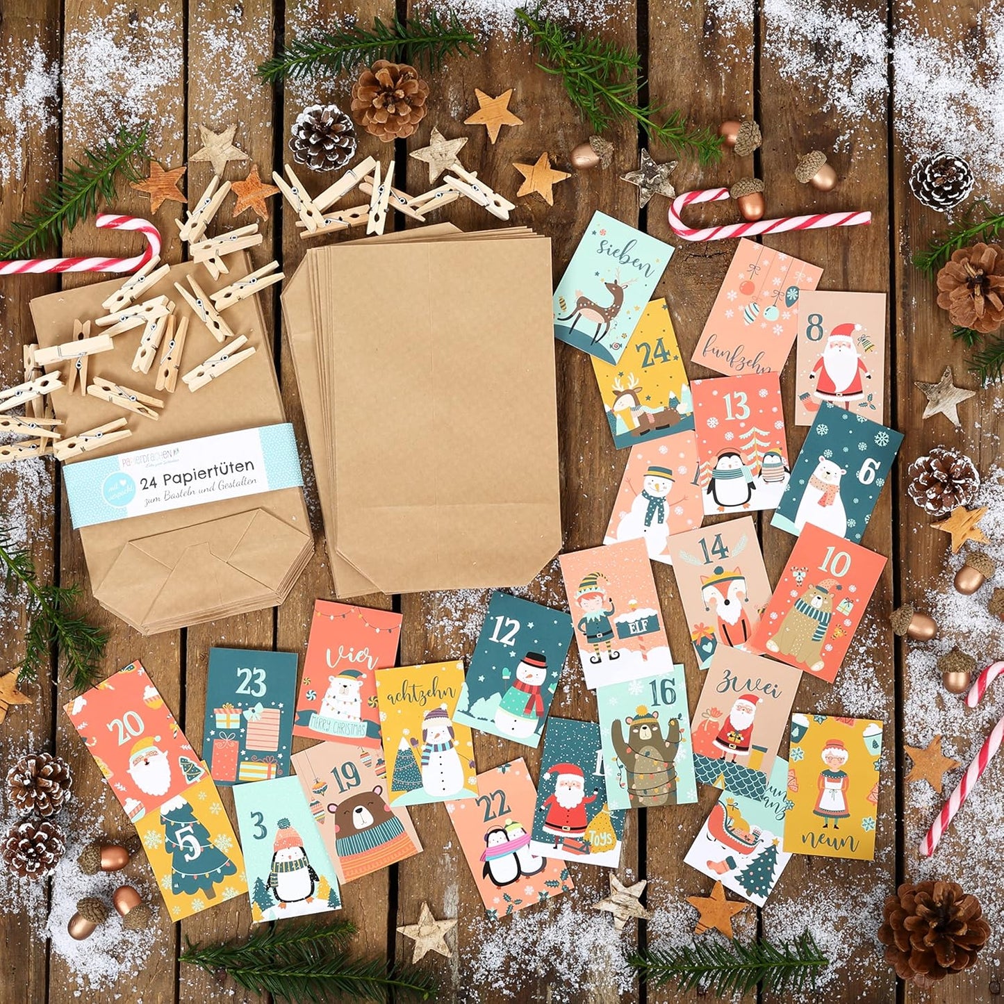Adventskalender DIY-Set, Kinder