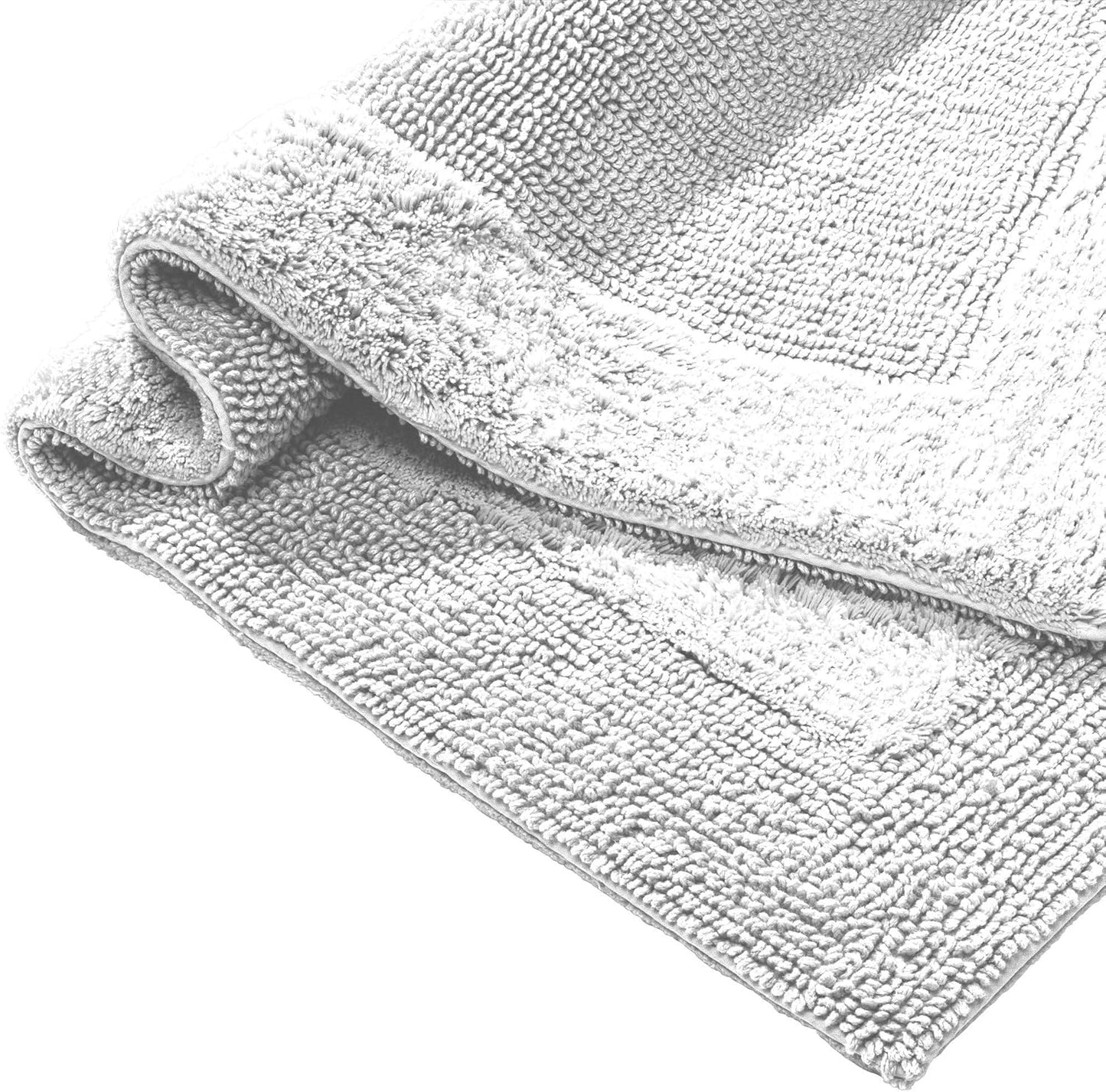 Badematte Stuttgart, Weiss Badteppich - 60x100 cm