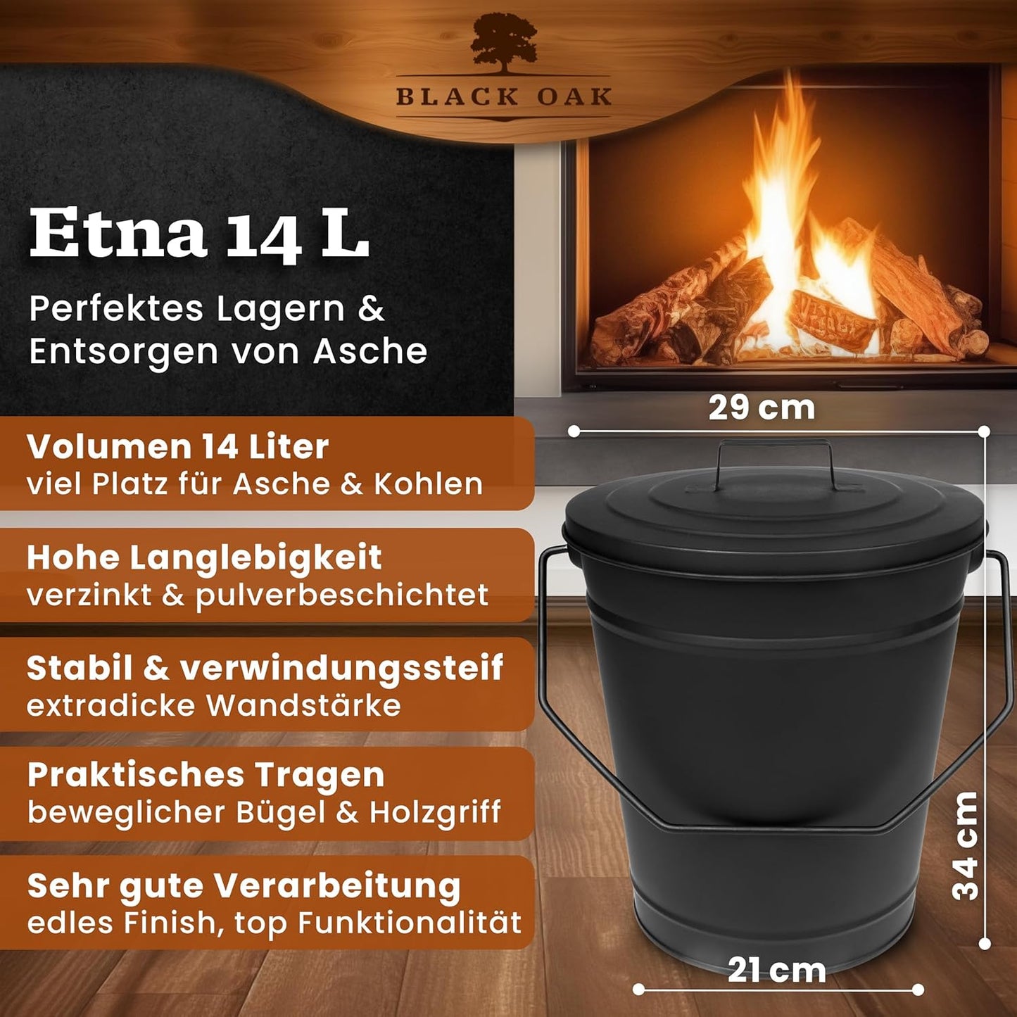 Ascheeimer ETNA, Etna 14L