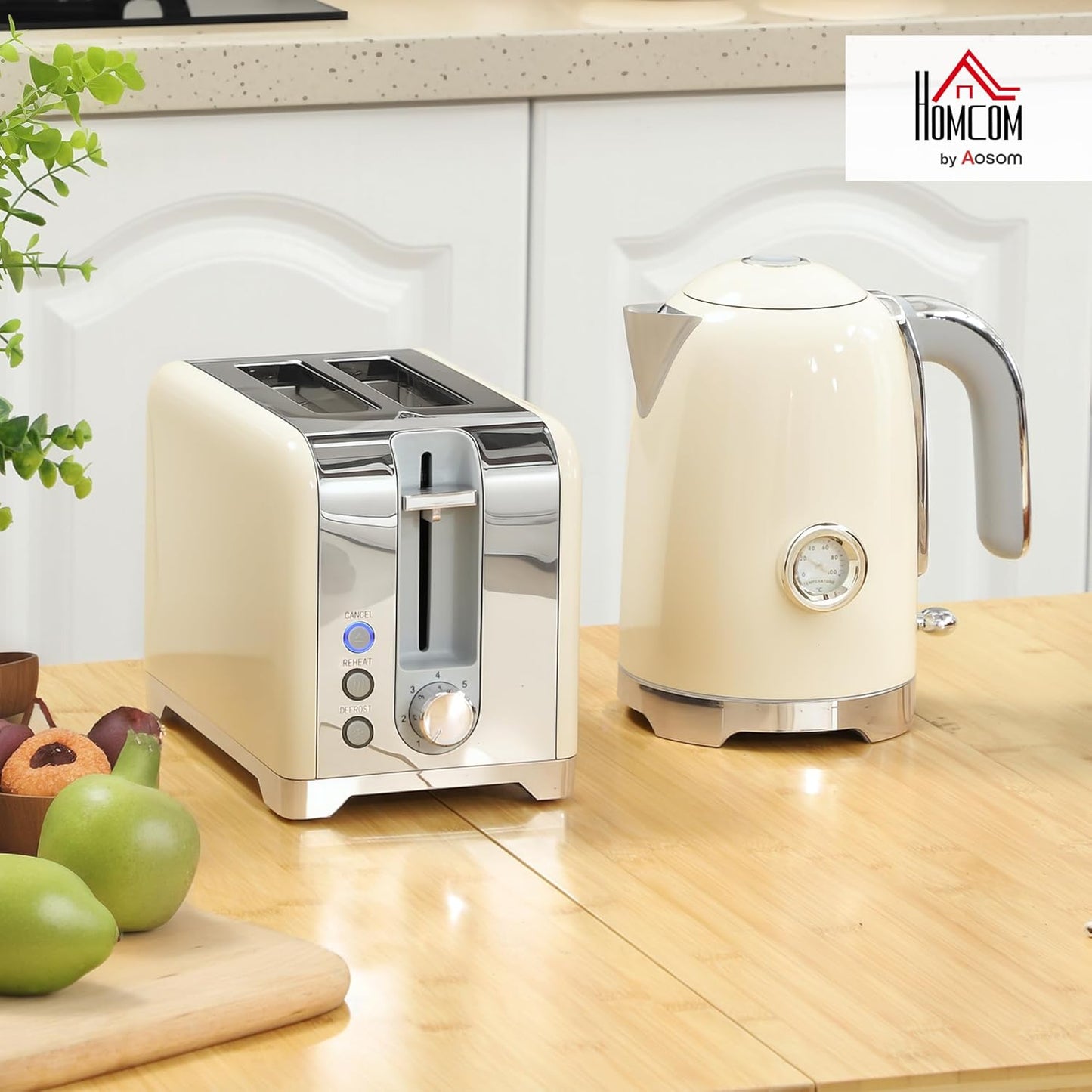 Frühstücksset mit Wasserkocher und Toaster