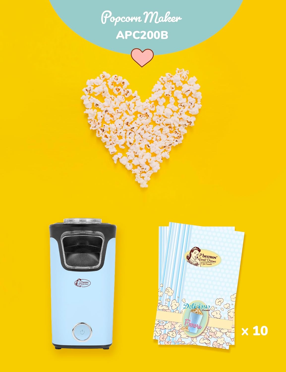 Popcornmaker, Blau