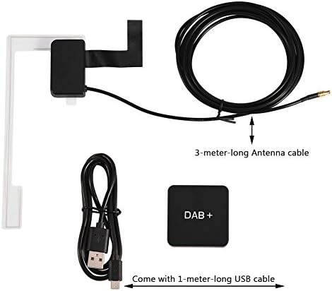 DAB Adapter für Autoradio mit Antenne und USB-Anschluss
