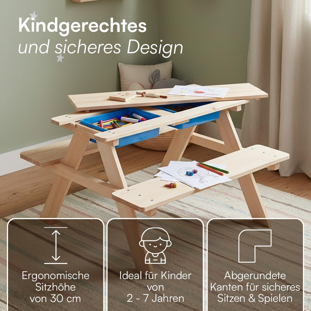 Kindersitzgruppe mit 2 Wannen, mit 2 Wannen