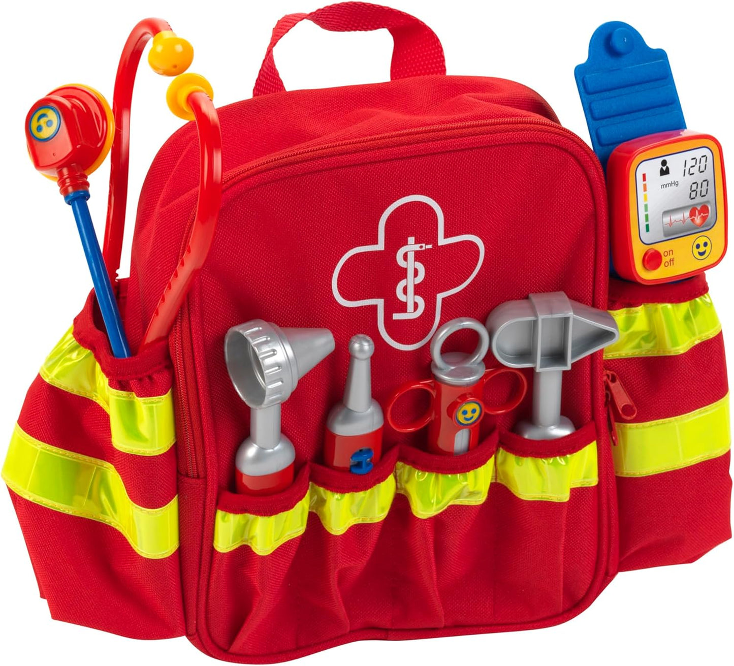 Rettungsrucksack Spielzeug-Set mit Zubehör ab 3 Jahren
