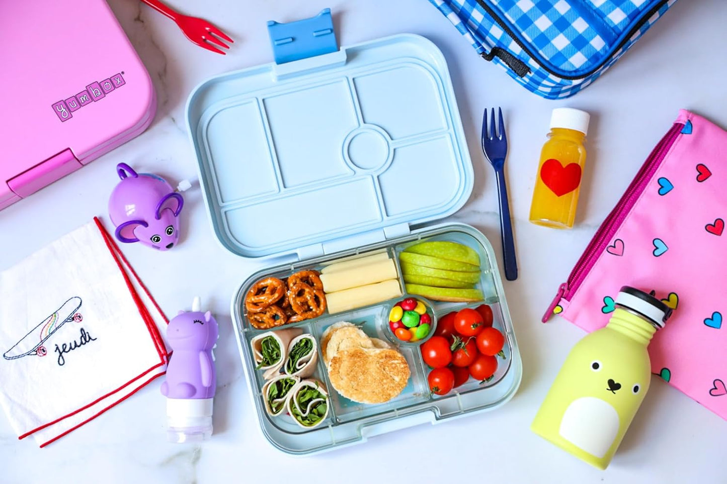Auslaufsichere Bento-Lunchbox, Hazy Grey (Paris-tablett)