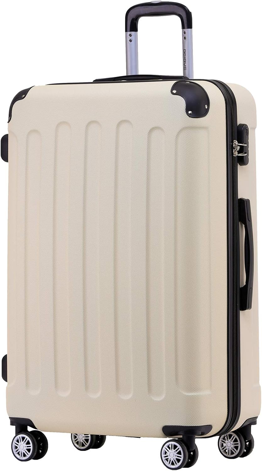 Hartschalen-Koffer, Creme White L