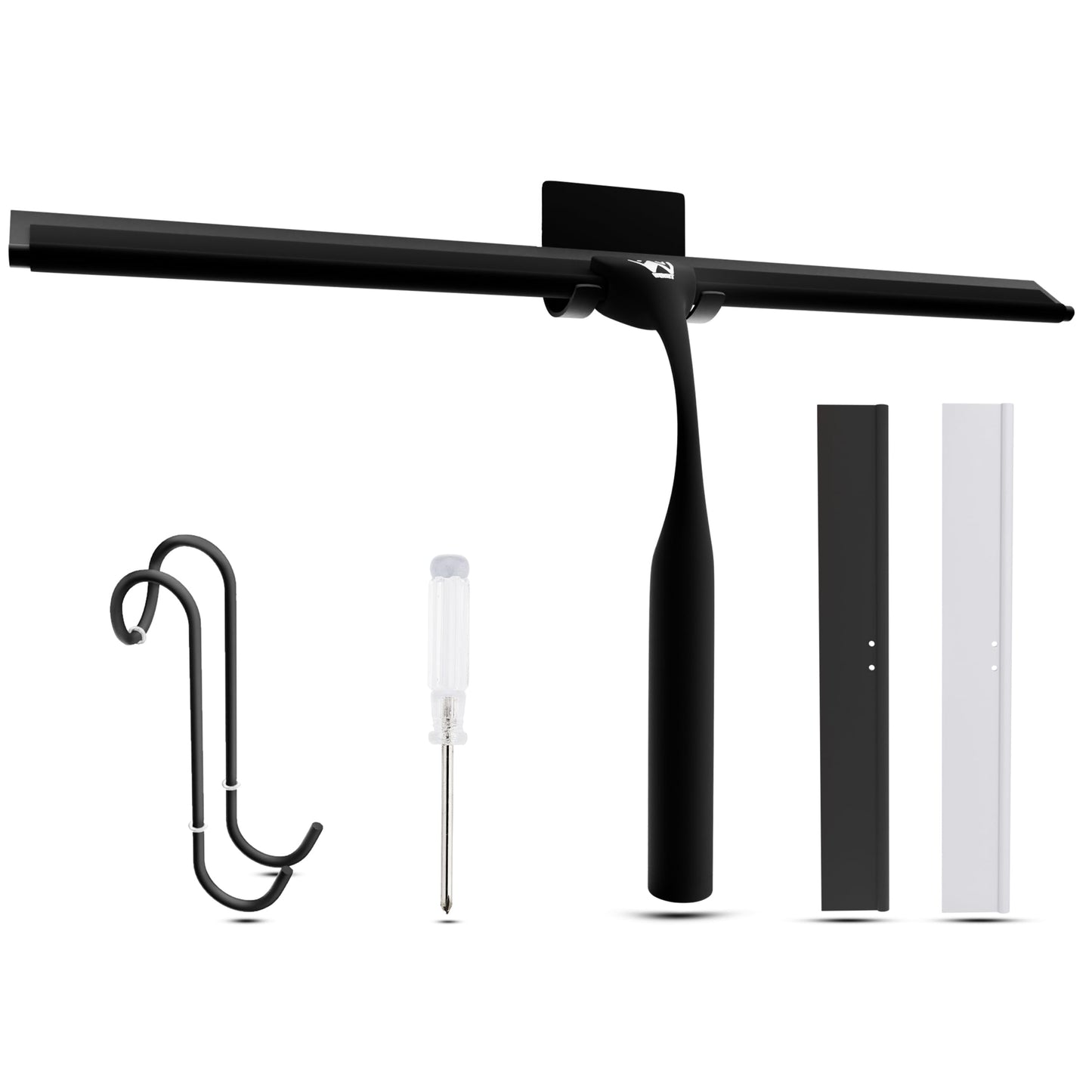 Superior Duschabzieher-Set, Wischbreite 30 cm, Schwarzes 30 cm