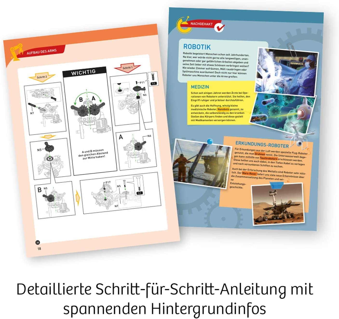 Roboter-Arm, Experimentierkasten