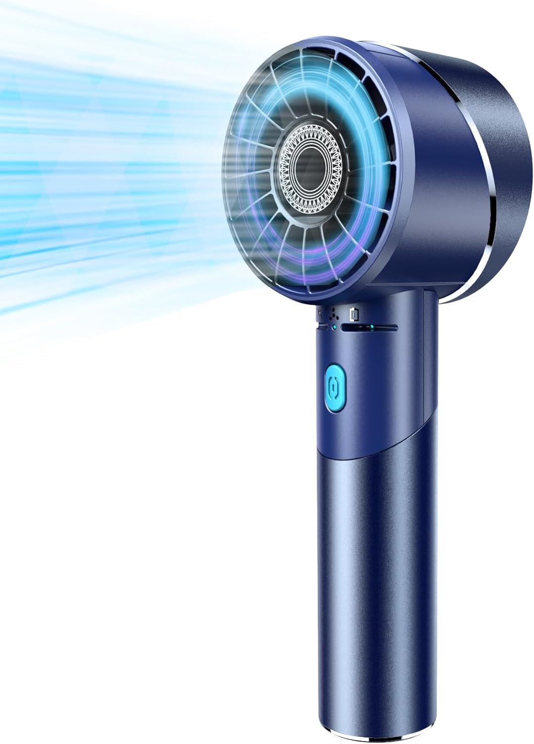 Akku-Handventilator, Blau