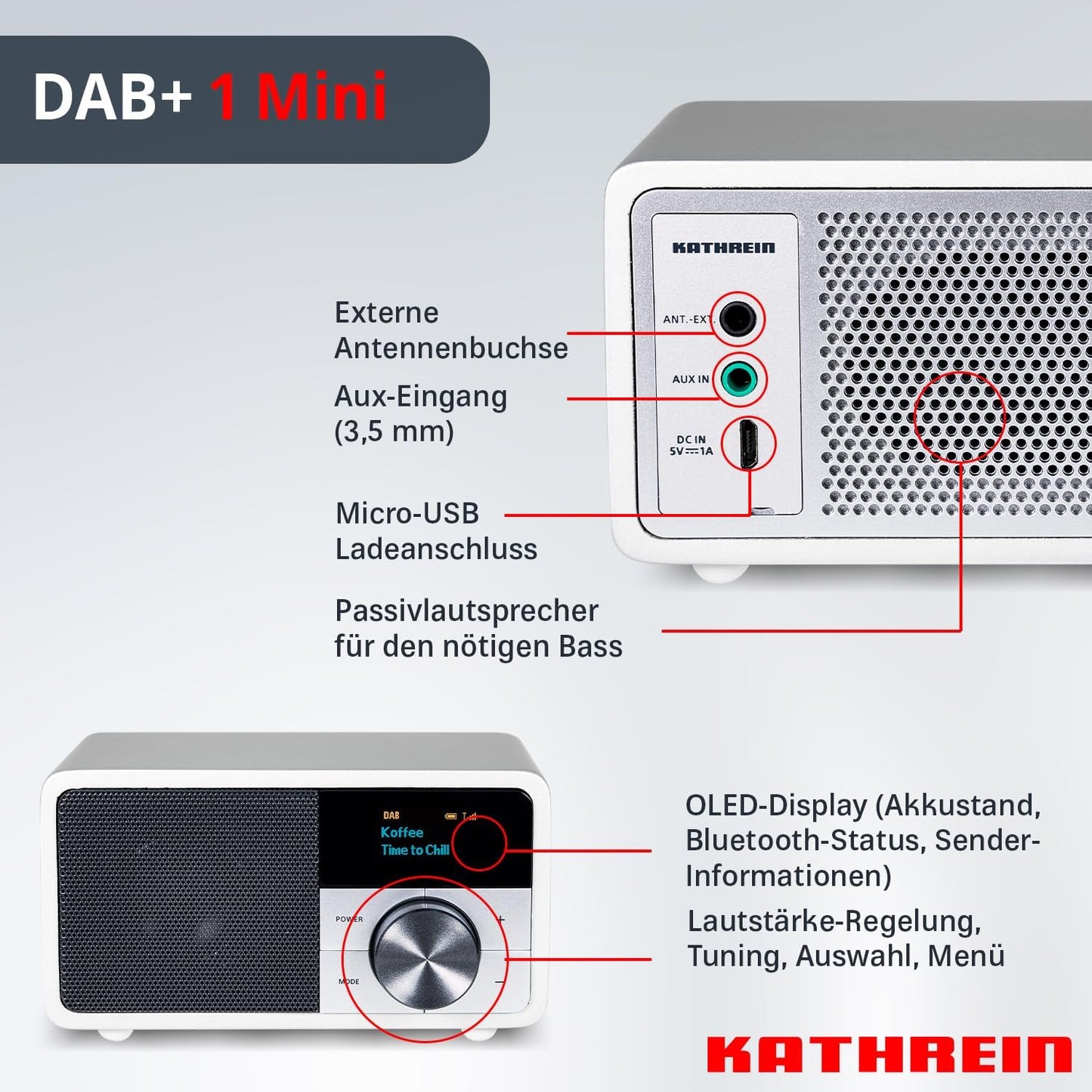DAB+, DAB+ 1 Mini Silber