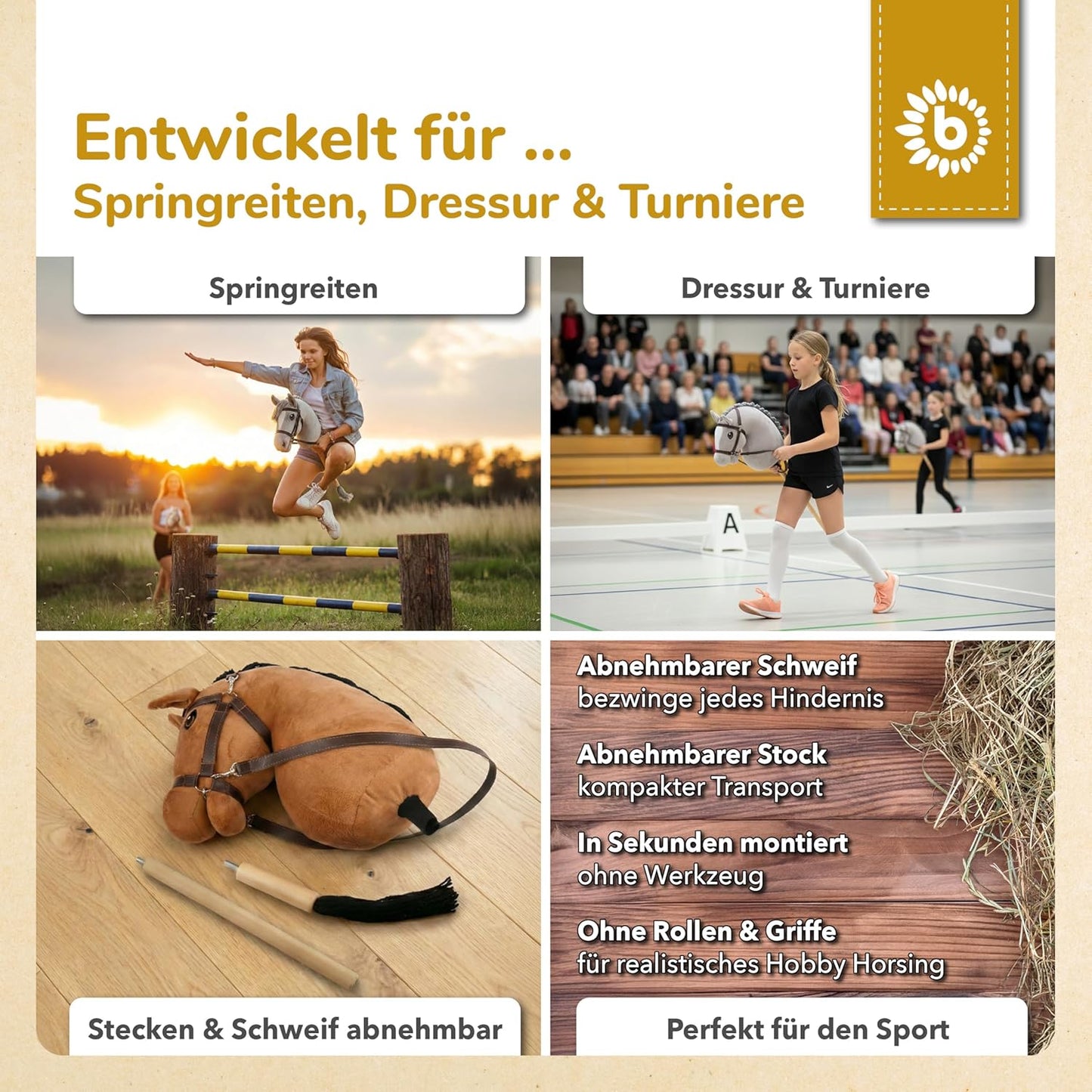 Hobby Horse Steckenpferd, Fuchs Medium