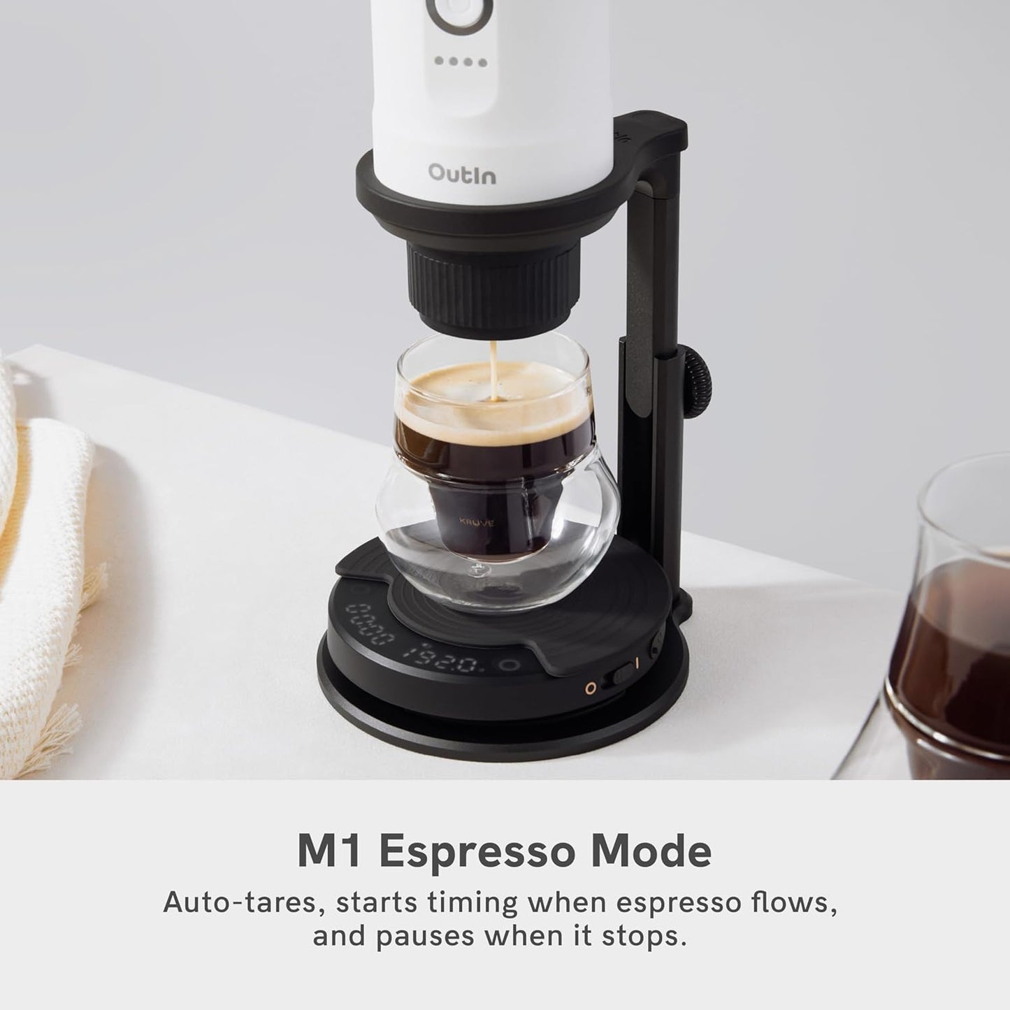Digitale Kaffeewaage Claro mit Timer