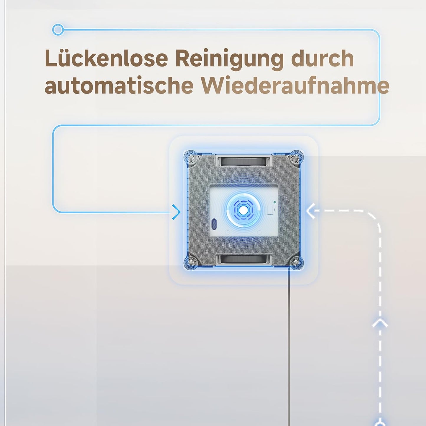 C1 Fensterputzroboter mit CornerClean-Technologie, C1