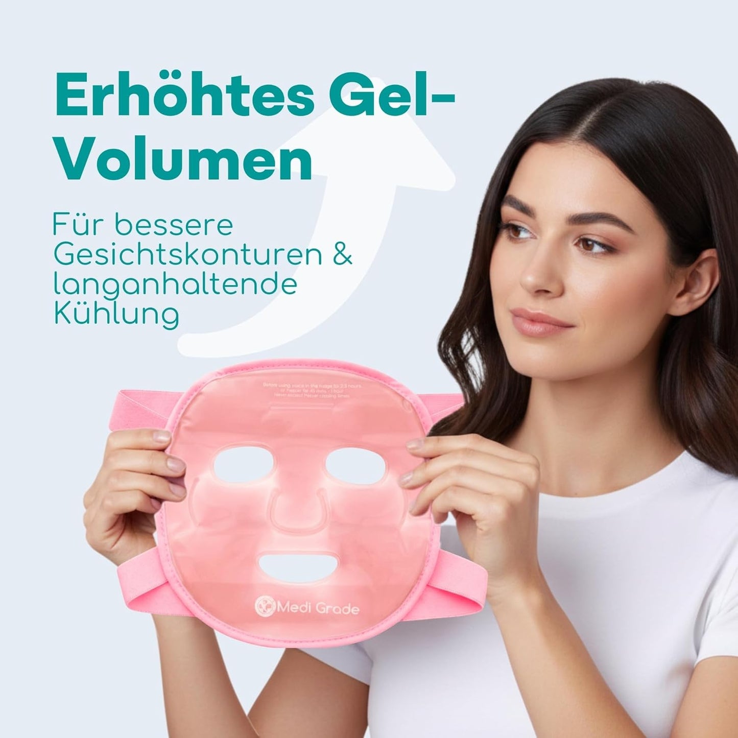 Kühlmaske & Augenpads, Pink