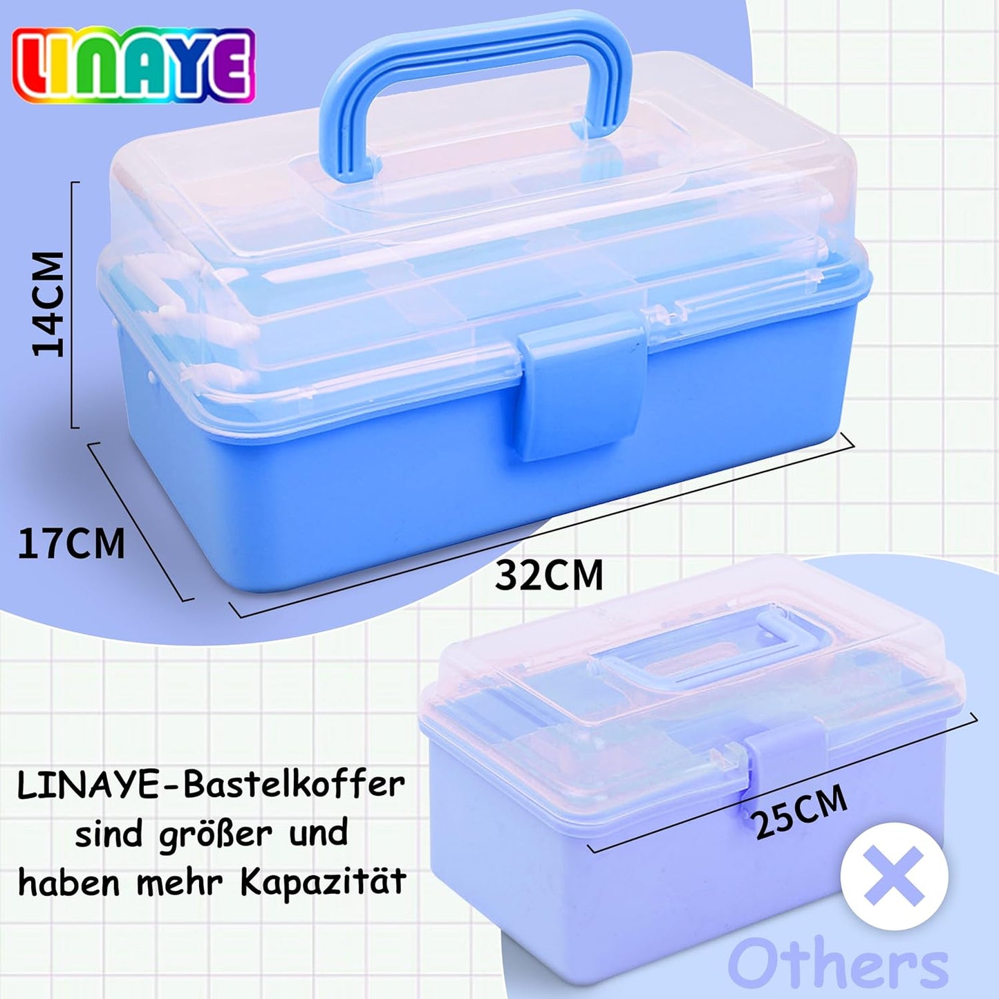 Bastelset für Kinder, Blau