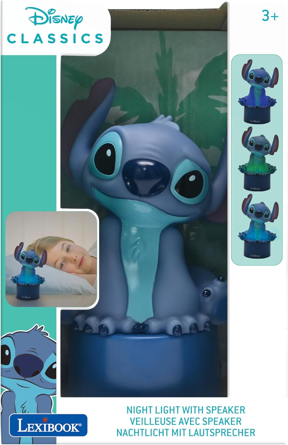 Disney Stitch Nachtlicht mit Lautsprecher, Disney Stitch