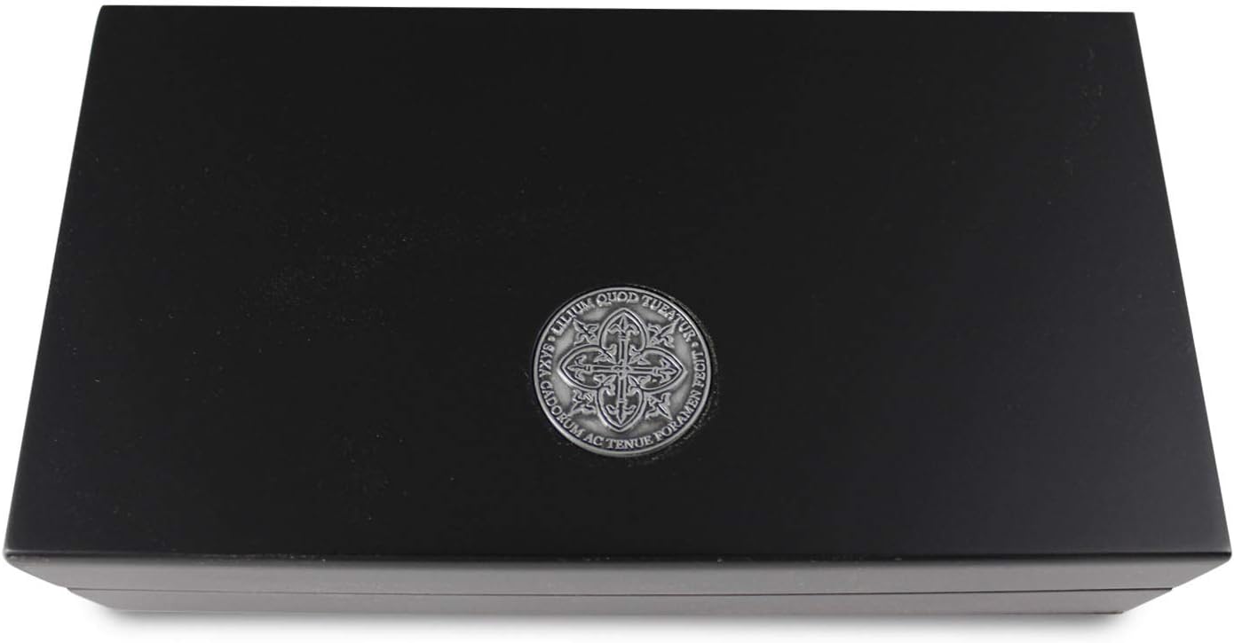 Zigarren-Humidor Box mit Hygrometer und Befeuchter, JK00179