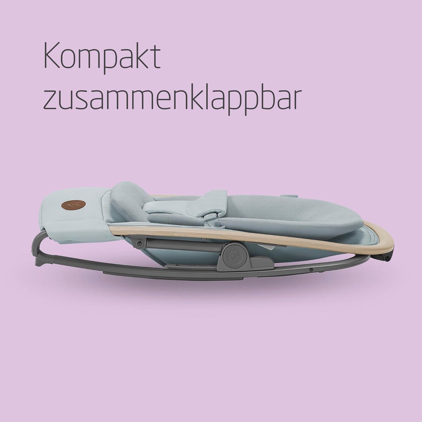 Kori 2-in-1-Babywippe mit Spielzeugbogen, Beyond Grey