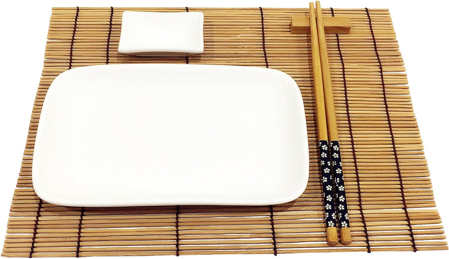 10-teiliges Sushi Set, Sushi Gift Set Weiss