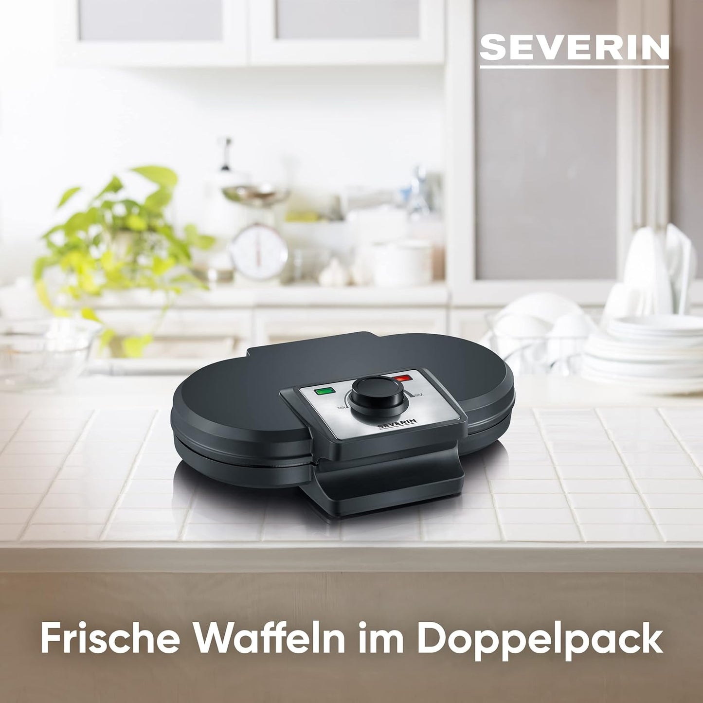 Doppelwaffeleisen WA 2106 für Herzwaffeln, Waffeleisen alt
