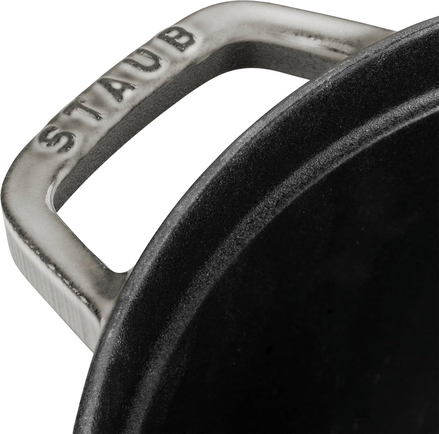 Gusseisen Bräter Cocotte, 30 cm Graphit-Grau