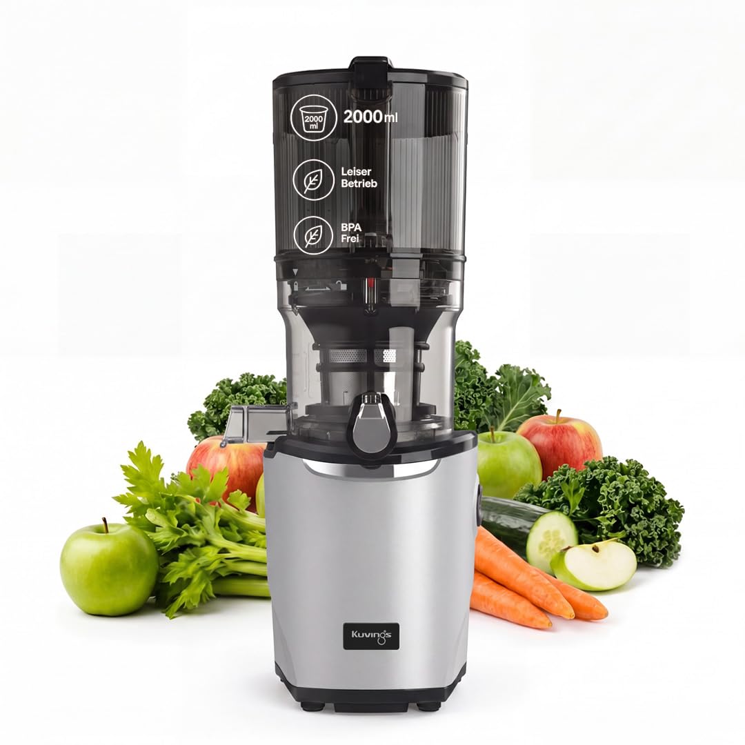 Kaltpressentsafter AUTO9, Matte Light Silver