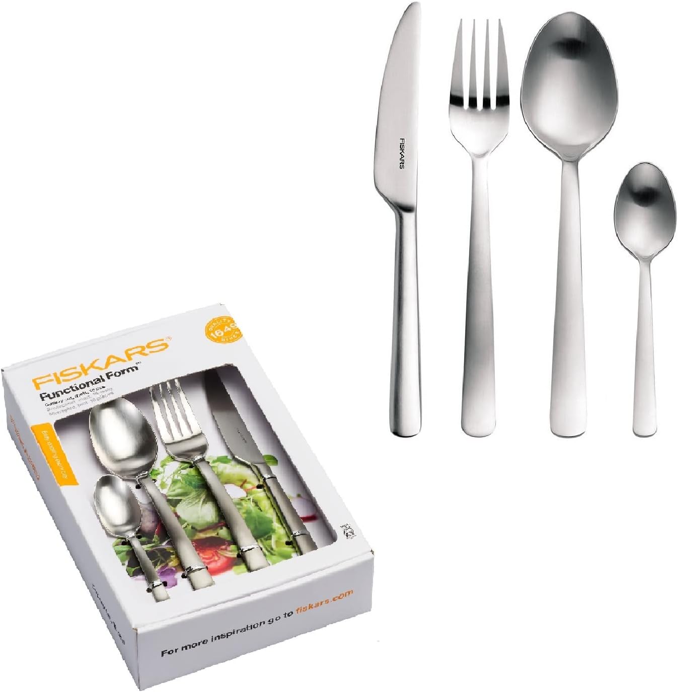 Besteck-Set, 16-teilig, Besteck-Set, 16-tlg. Matt