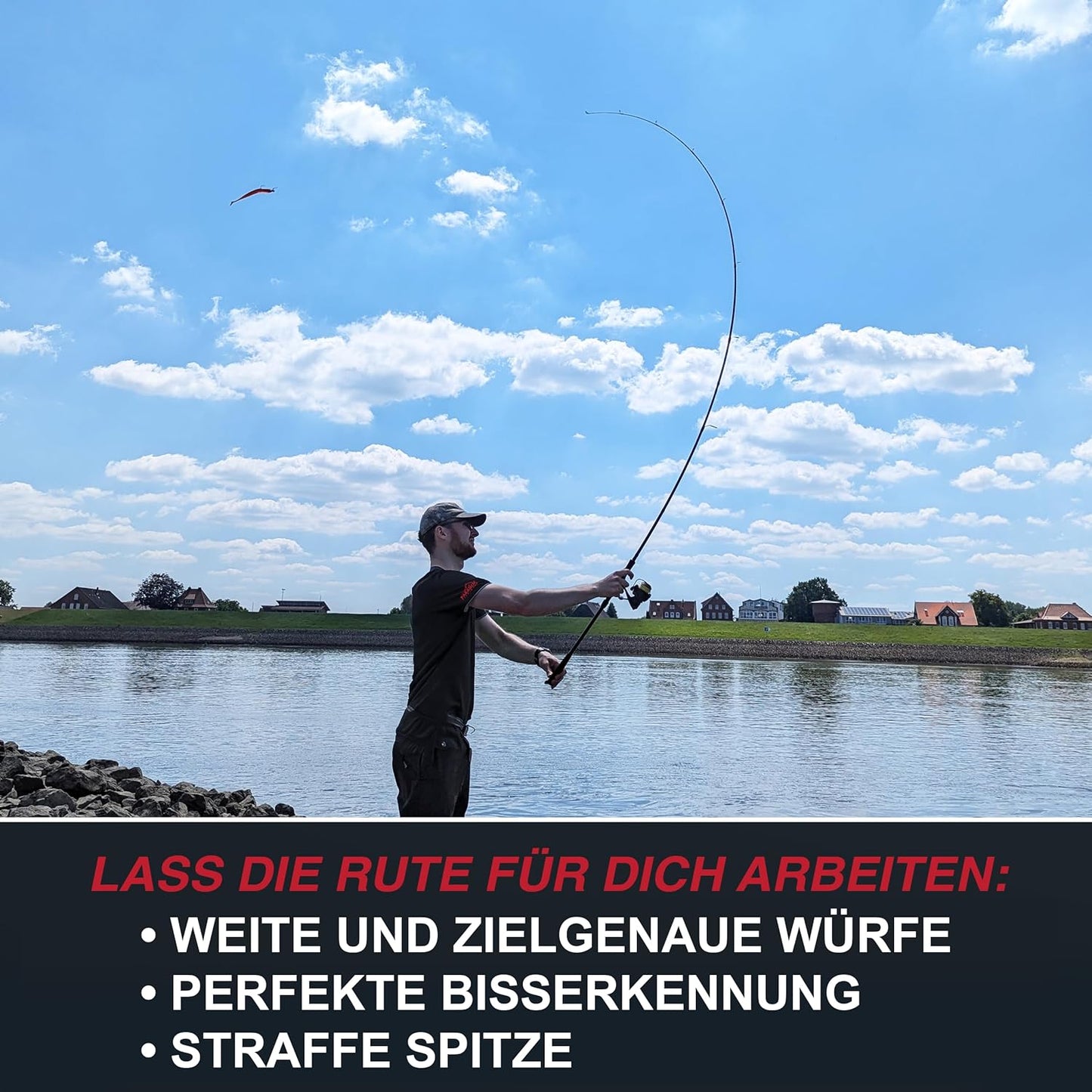 Firetiger Spinnrute, 2,7m 15-35g Rute