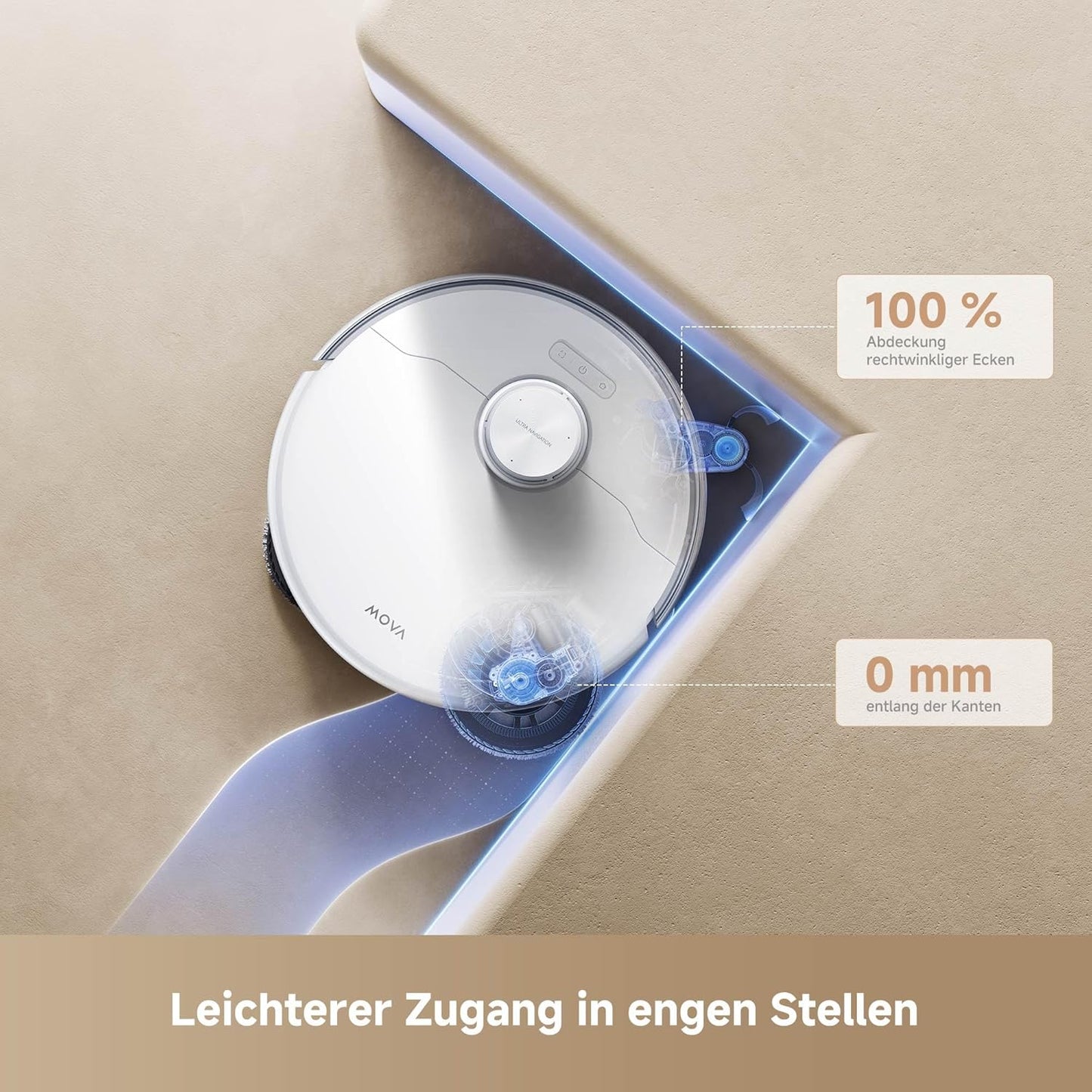 P50 Pro Ultra Staubsaugerroboter mit Mopp und AI-Navigation, P50 Pro Ultra
