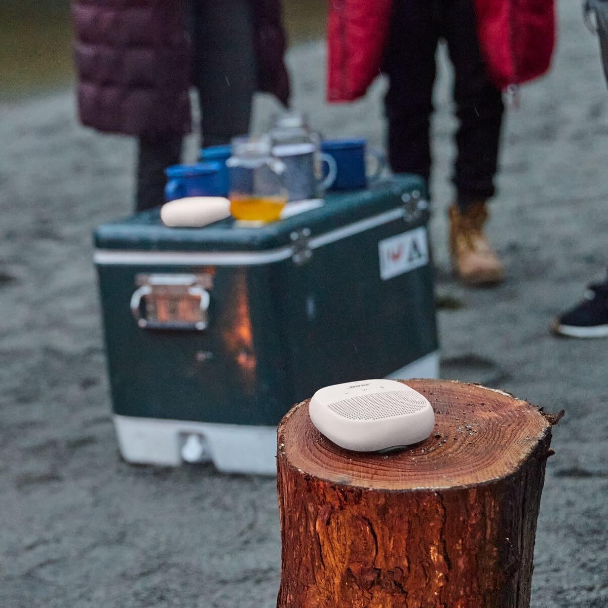 SoundLink Micro - Tragbarer wasserdichter Bluetooth-Lautsprecher, Weiss Single