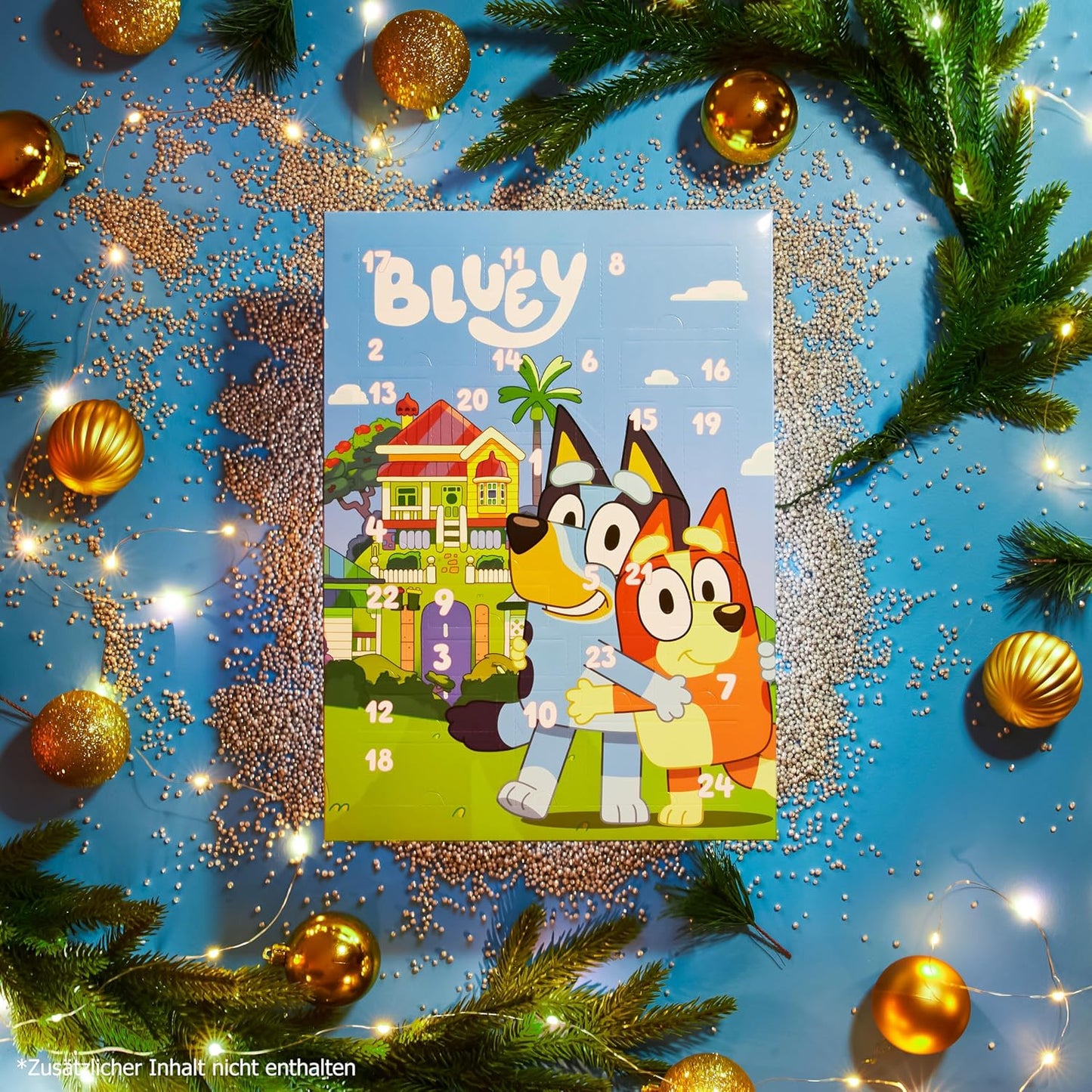 Adventskalender mit Haarschmuck