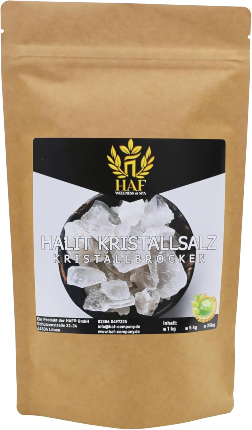 3 x 1 kg Halit Salzbrocken-Set, 3 x 1 kg