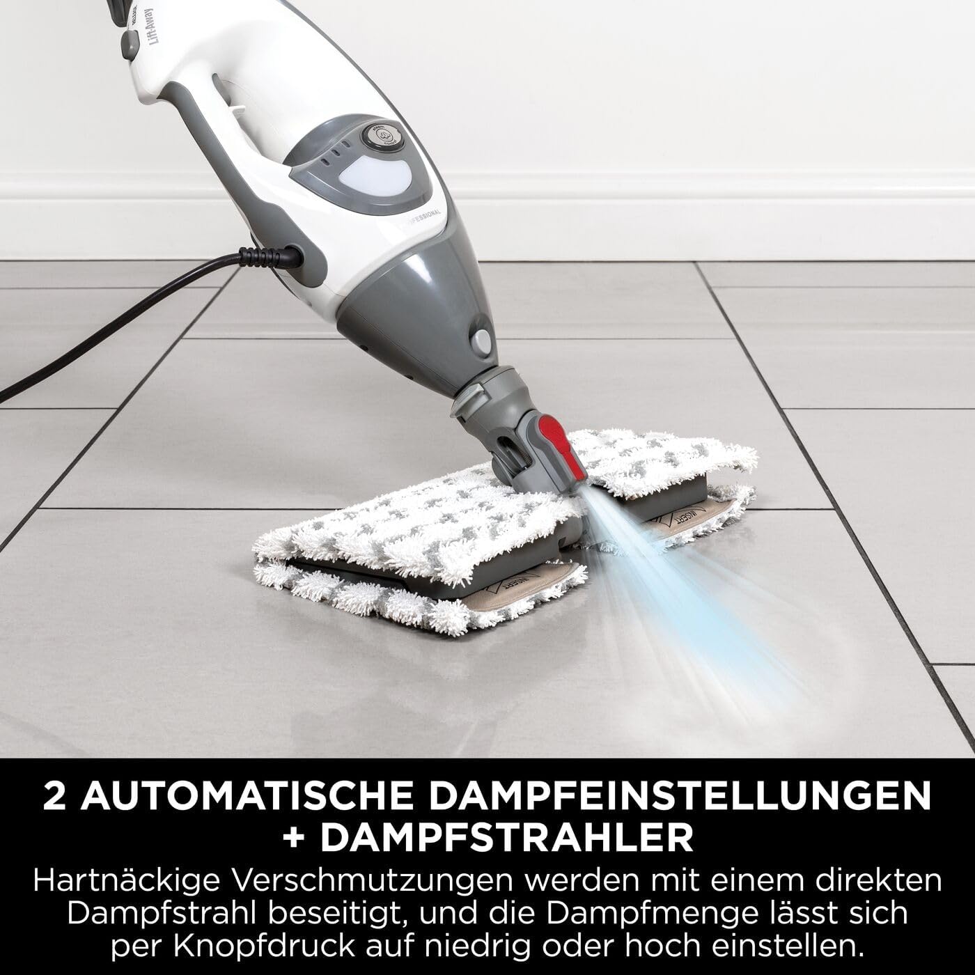 Dampfreiniger S6005EU Klik n' Flip & Handheld-Set, Klik n' Flip & Handheld