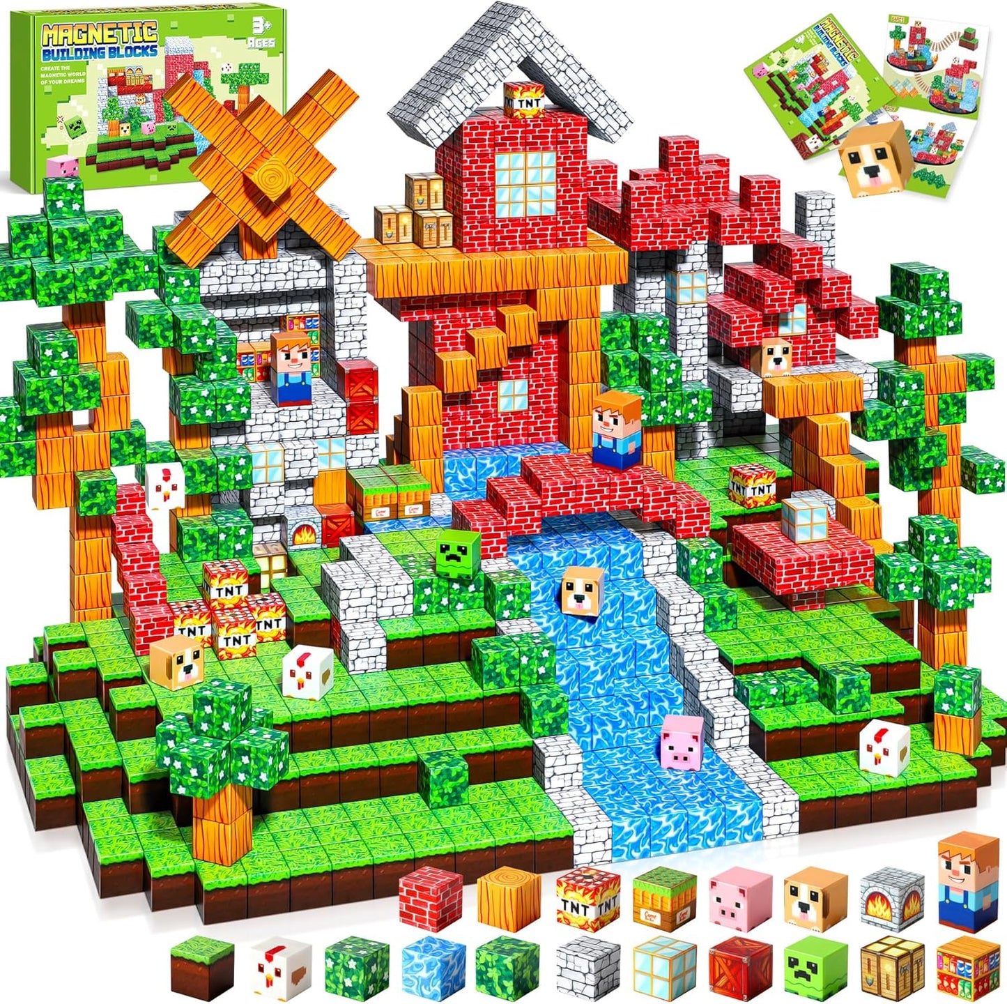 Magnetische Bausteine, Architektur