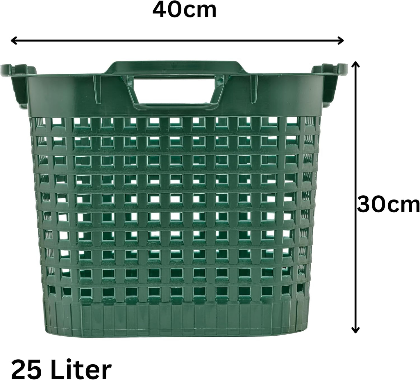 Stapelbarer Erntekorb, 5 Stück 25 Liter
