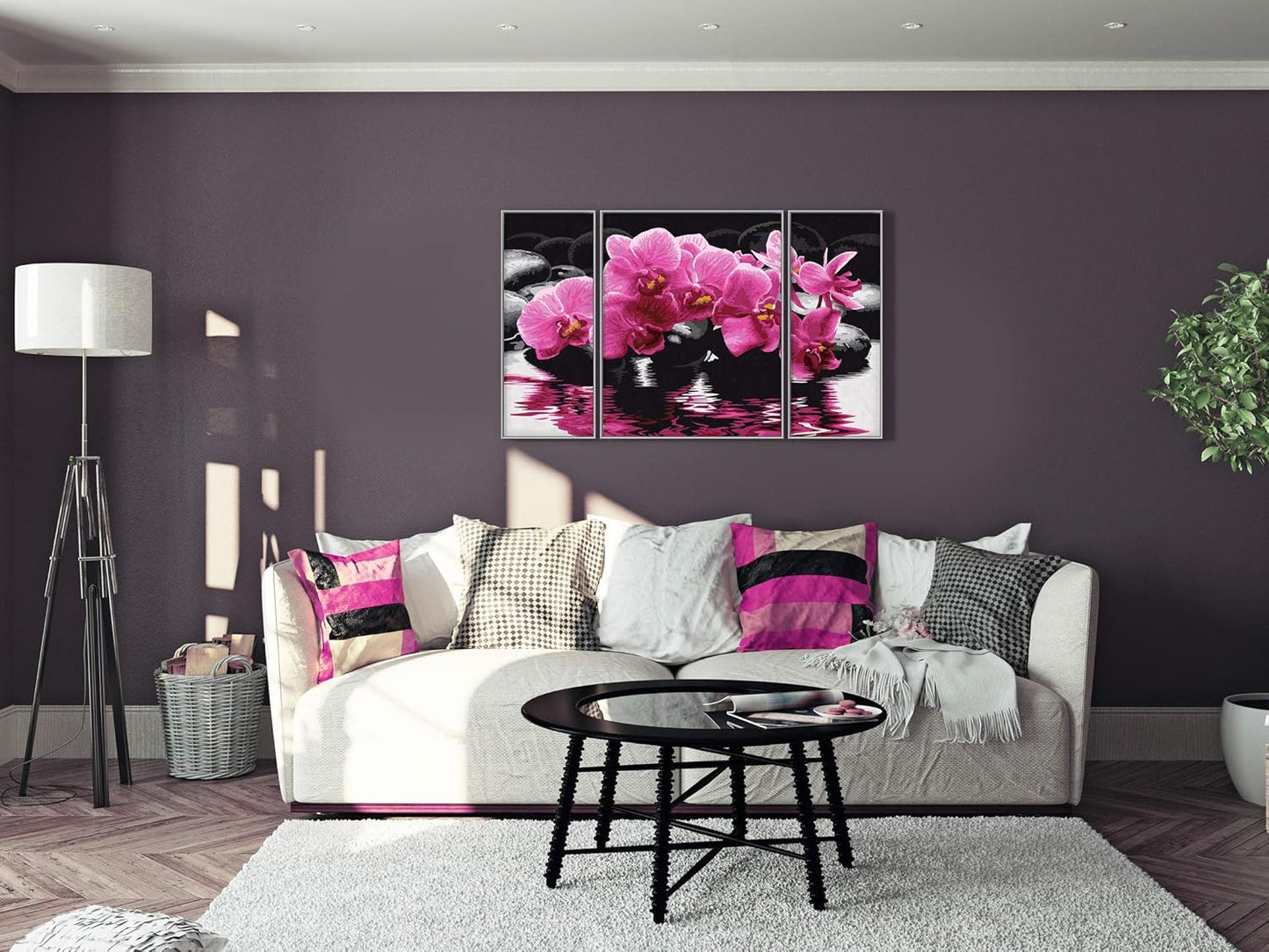 Malen nach Zahlen Orchideen